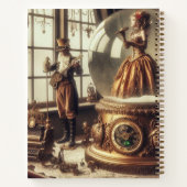 Carnet Steampunk Victorian Music Snow Globe (Dos)