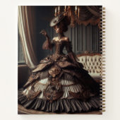 Carnet Steampunk Vintage Victorian Lady (Dos)
