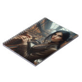 Carnet Steampunk Vintage Victorian Lady Librairie (Côté gauche)