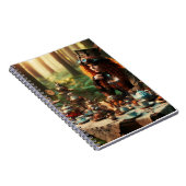 Carnet Steampunk Vintage Victorian Lady Mad Hatter (Côté Droit)