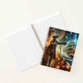 Carnet Steampunk Vintage Victorian Ocean Space Pirate (Intérieur)
