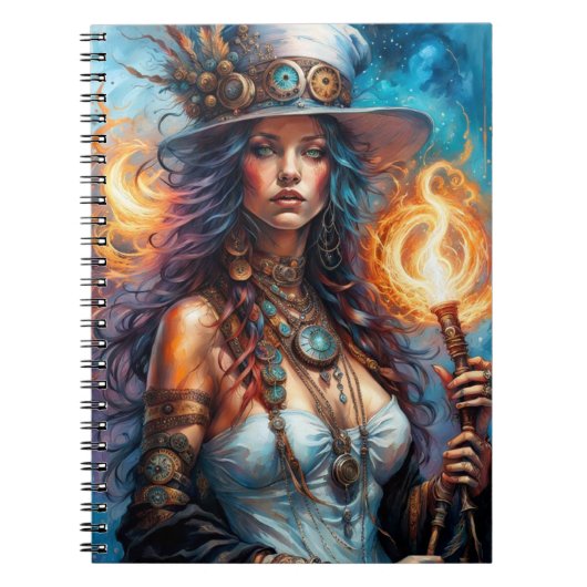 Carnet Steampunk Voodoo Queen 1 (Devant)