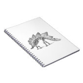 Carnet Stegosaurus Dinosaure Squelette Fossile (Côté Droit)