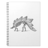 Carnet Stegosaurus Dinosaure Squelette Fossile (Devant)