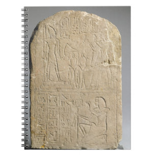 Carnet Stela dépeignant l'encens de offre de Ramesses II