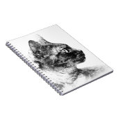 Carnet Stella le chat gris (Côté Droit)