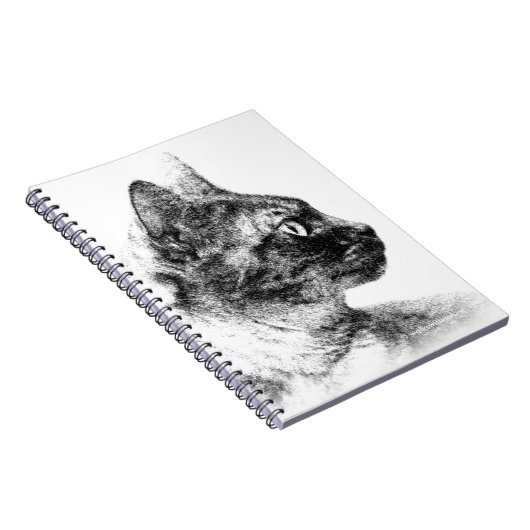 Carnet Stella le chat gris (Côté Droit)