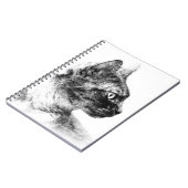 Carnet Stella le chat gris (Côté gauche)