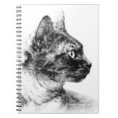 Carnet Stella le chat gris (Devant)