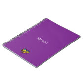 Carnet Stephanie Heart Violet (Côté gauche)