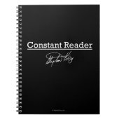 Carnet Stephen King, lecteur constant (Devant)