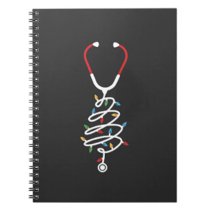 Carnet Stethoscope Fournitures Médicales Lumières Arbre d