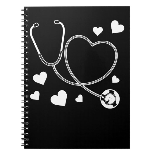 Carnet Stethoscope Nurse Love Hospital (Devant)