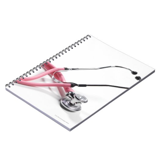 Carnet Stethoscope rose (Côté gauche)