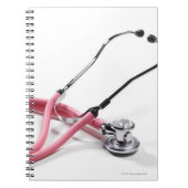 Carnet Stethoscope rose (Devant)