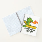 Carnet Sticker de règle de dragon de dessin animé - école (Intérieur)