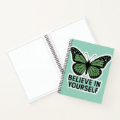 Carnet Sticker Motivation Papillon Vert (Intérieur)