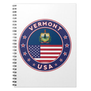 Carnet sticker Vermont, étui téléphonique, sac fourre-tou