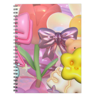 Carnet stickers mignon Pastel Bubbly