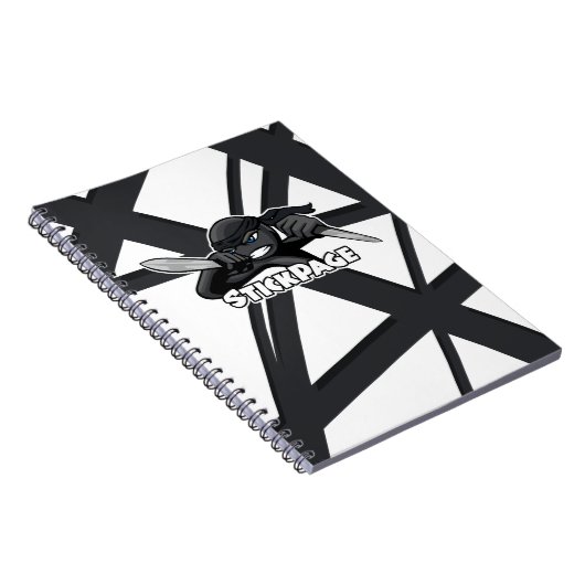 Carnet StickPage - Ninja fou (Côté Droit)