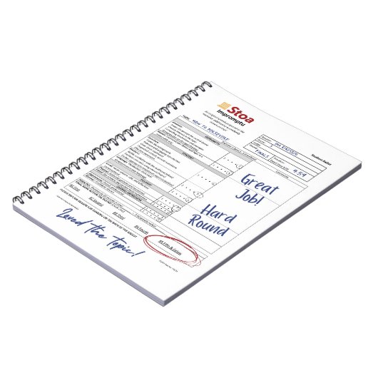 Carnet Stoa Speech Ballot 5th and Below (Côté gauche)