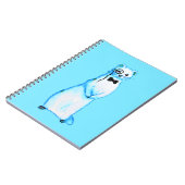 Carnet Stoat blanc Ermine Cute Ferret Lover Art (Côté gauche)