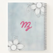 Carnet Stone Floral  (Dos)