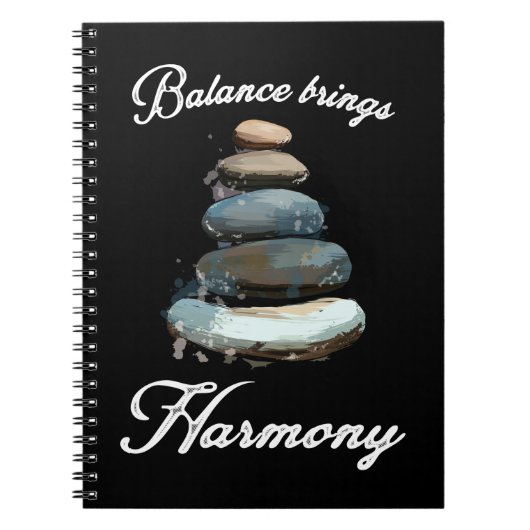 Carnet Stone Stone Stone Harmony Rock Balancing (Devant)