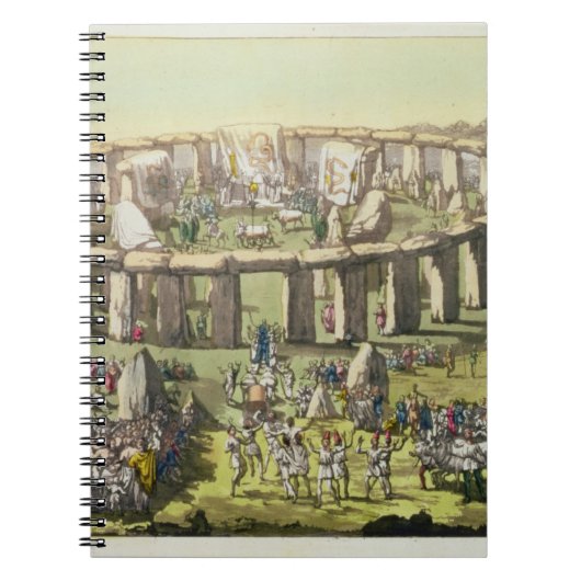 Carnet Stonehenge, ou un temple circulaire des druides, (Devant)