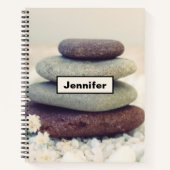 Carnet Stones empilées Méditative Cairn (Devant)