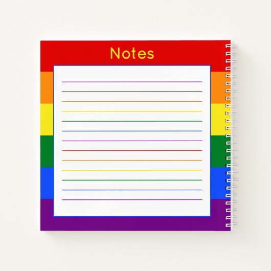Carnet Stories Matter Intersectional Pride Flag Rainbow (Dos)