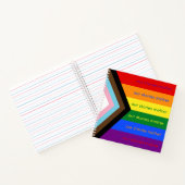 Carnet Stories Matter Intersectional Pride Flag Rainbow (Intérieur)