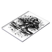 Carnet Storm Cloud and Lightning Art Notebook (Côté gauche)