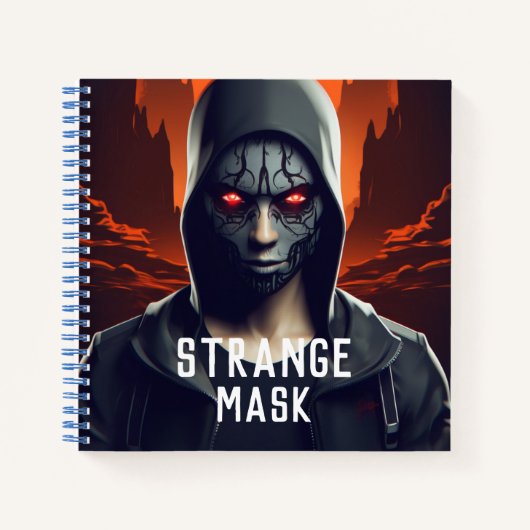 Carnet Strange mask (Devant)