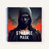 Carnet Strange mask (Devant)