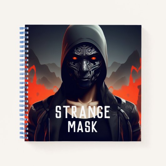 Carnet Strange mask (Devant)
