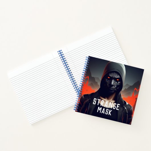 Carnet Strange mask (Intérieur)