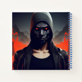 Carnet Strange mask (Dos)