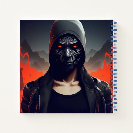 Carnet Strange mask (Dos)