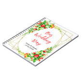 Carnet Strawberries and Daisies Wedding Planner (Côté gauche)