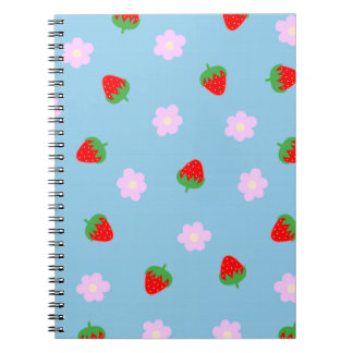 Carnet Strawberries & Flowers