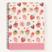 Carnet Strawberries fun Spiral Notebook (Devant)