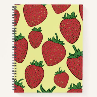 Carnet Strawberry Spiral Notebook