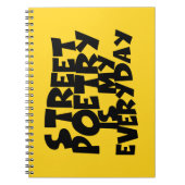 Carnet Street Poetry Is My Everyday (Devant)