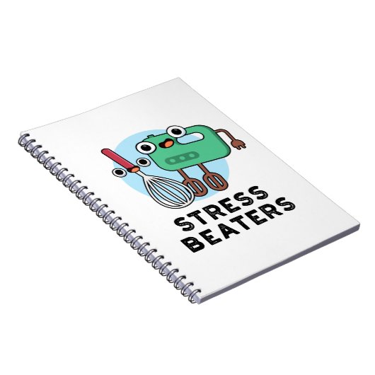 Carnet Stress Beatters Funny Baking Whisk Pun (Côté Droit)