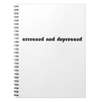 Carnet stressé et déprimé
