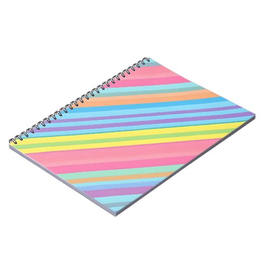 Carnet striped notebook (Côté gauche)