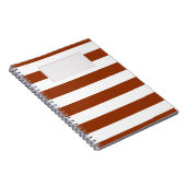 Carnet STRIPES Brown réglable (Côté Droit)