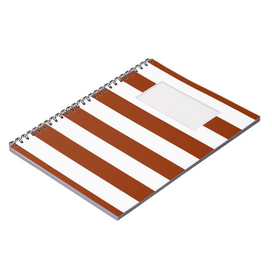Carnet STRIPES Brown réglable (Côté gauche)