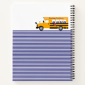 Carnet Stripes de bus scolaires Conception PC portable sc (Dos)